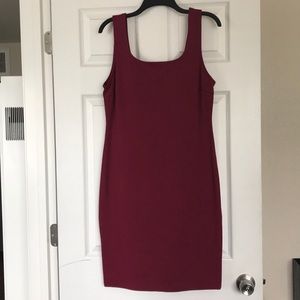 Sleeveless Dress (Maroon/Burgundy)